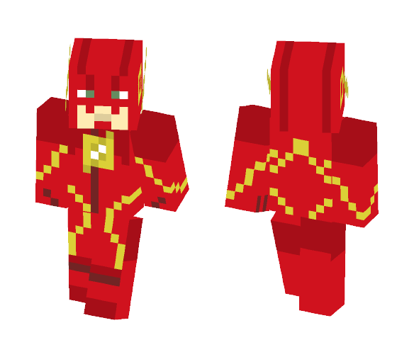 The Flash | Cw | Barry Allen - Comics Minecraft Skins - image 1