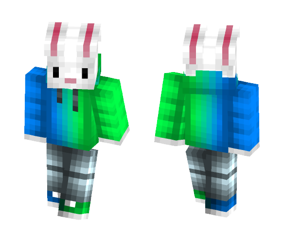 Gradient Bunny - Male Minecraft Skins - image 1