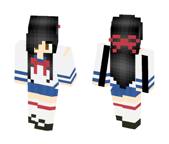 Chan's first skin - Female Minecraft Skins - image 1