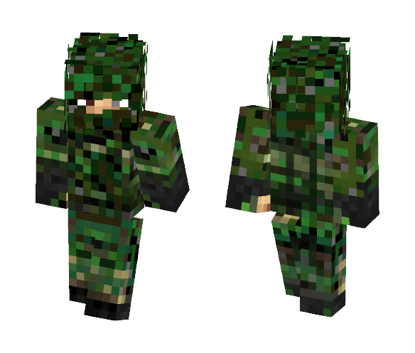 Forest camp soldier - Male Minecraft Skins - image 1