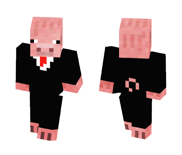 Pig In A Suit - Interchangeable Minecraft Skins - image 1