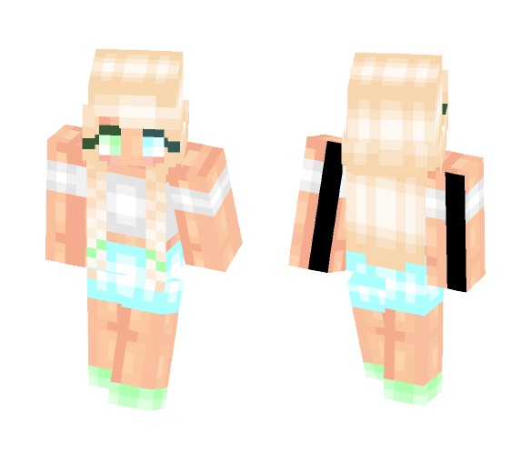 Blonde Sunshine - Female Minecraft Skins - image 1