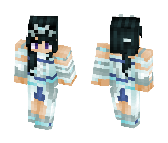 Ice Warrior - Female Minecraft Skins - image 1
