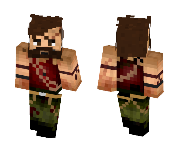 Vaas reskin - Survivalist - Male Minecraft Skins - image 1