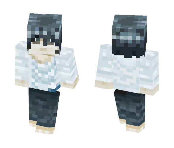 Soaked L Lawliet - Male Minecraft Skins - image 1