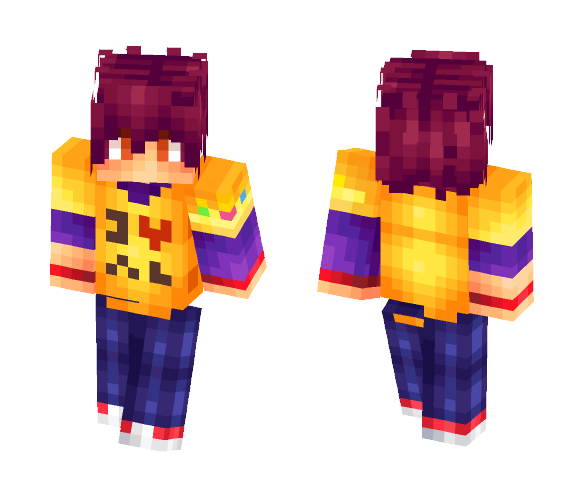 Sora skin edited a little - Male Minecraft Skins - image 1