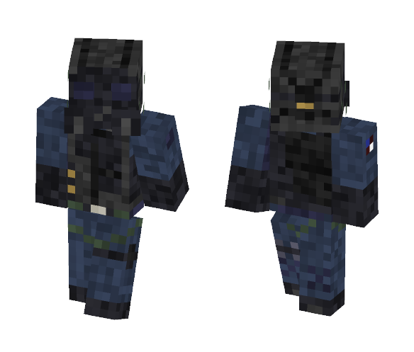 Smoke Rainbow Six Siege - Male Minecraft Skins - image 1