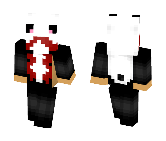 Red-Head Panda Onesie - Female Minecraft Skins - image 1