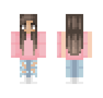 Pink Sweater Girl ???? - Girl Minecraft Skins - image 2