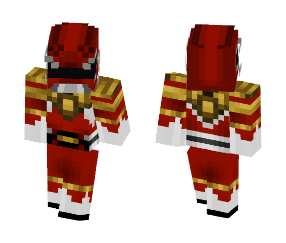 Red Ranger Dragon Zord: MMPR - Male Minecraft Skins - image 1