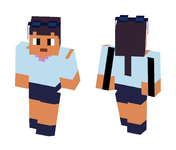 Jen from the Ridonculous Race - Female Minecraft Skins - image 1