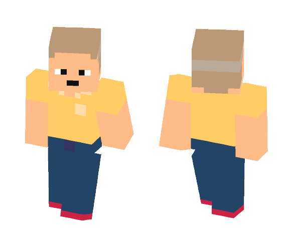 Dwayne from the Ridonculous Race - Male Minecraft Skins - image 1