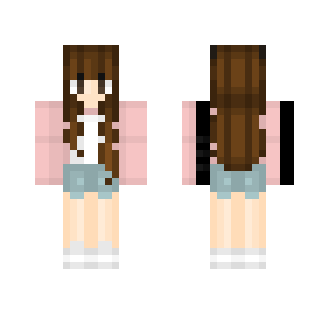 pink&white ???? - Female Minecraft Skins - image 2