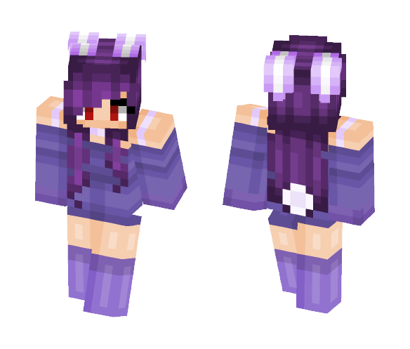 BonBon Girl (Fnaf 1 Bonnie Skin) - Girl Minecraft Skins - image 1