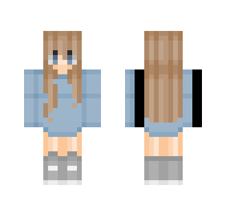 Blue dress girl - Girl Minecraft Skins - image 2