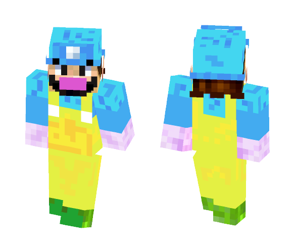 Ice Wario - Male Minecraft Skins - image 1