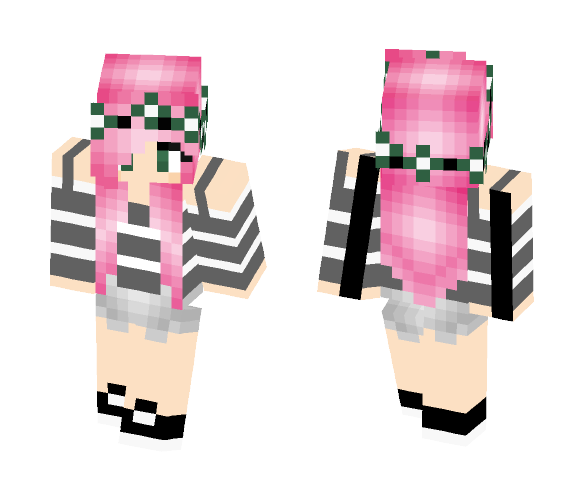 Pink Anime girl - Anime Minecraft Skins - image 1