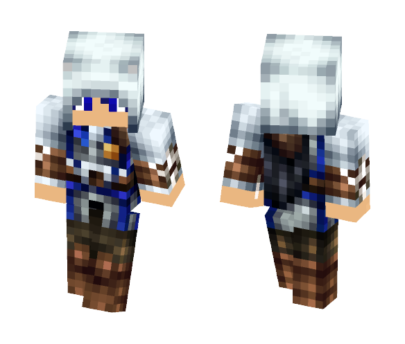 BLue hair assassin - Male Minecraft Skins - image 1