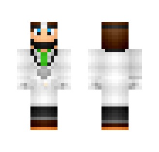 Dr. Luigi HD & 3D - Male Minecraft Skins - image 2