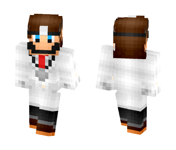 Dr. Mario HD & 3D - Male Minecraft Skins - image 1