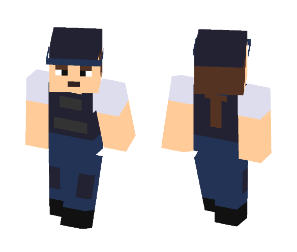 MacArthur from the Ridonculous Race - Female Minecraft Skins - image 1