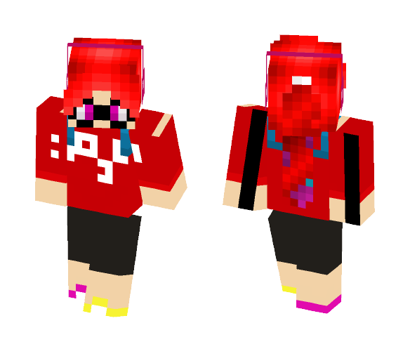Coco Shaded Inkling - Female Minecraft Skins - image 1