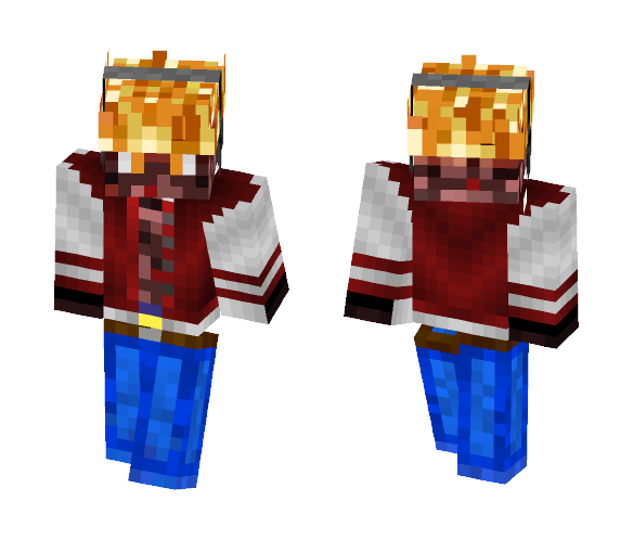 Netherrack Person - Male Minecraft Skins - image 1