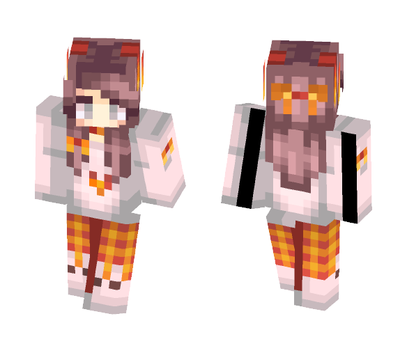 ????Vibrant Bunny PJs????Popreel! - Female Minecraft Skins - image 1