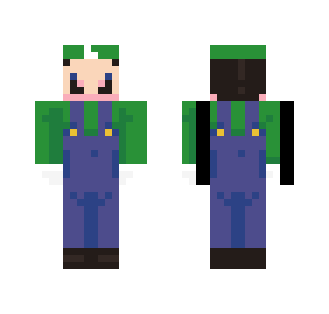 Luigi ;Simple (Mario) - Male Minecraft Skins - image 2