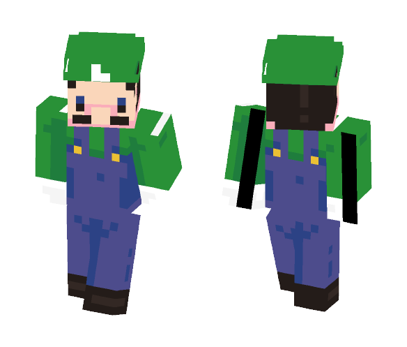 Luigi ;Simple (Mario) - Male Minecraft Skins - image 1