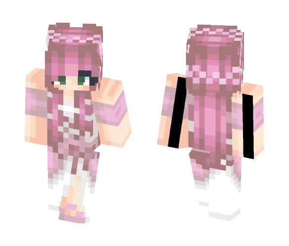 //Pink Bride// - Female Minecraft Skins - image 1