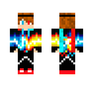 Lightning and fire fuy - Male Minecraft Skins - image 2
