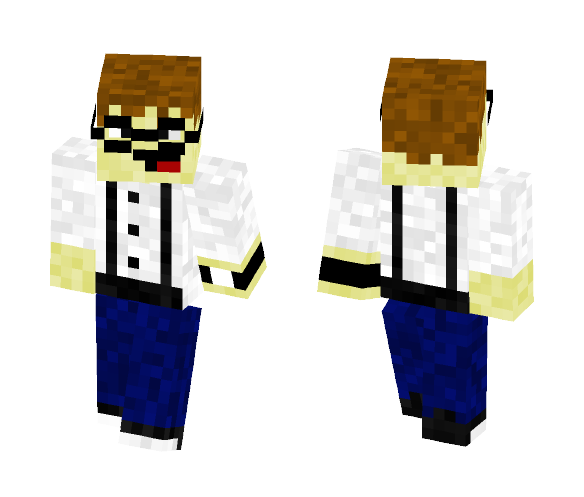 Nerd - Male Minecraft Skins - image 1