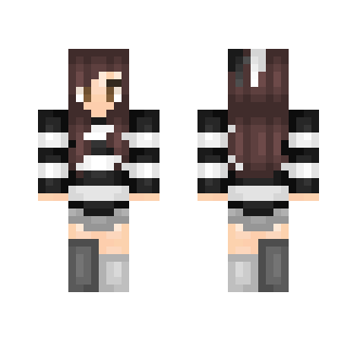 Black and White Sweater - Male Minecraft Skins - image 2