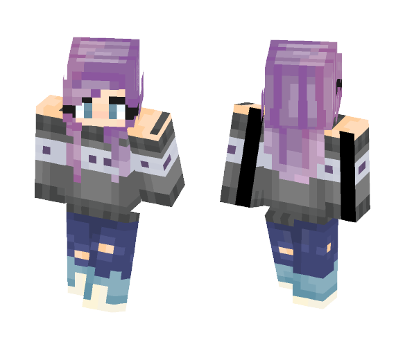 Violet Sunrise - Female Minecraft Skins - image 1