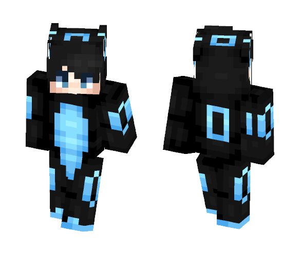 Shiny Umbreon Onesie! *Updated* - Male Minecraft Skins - image 1