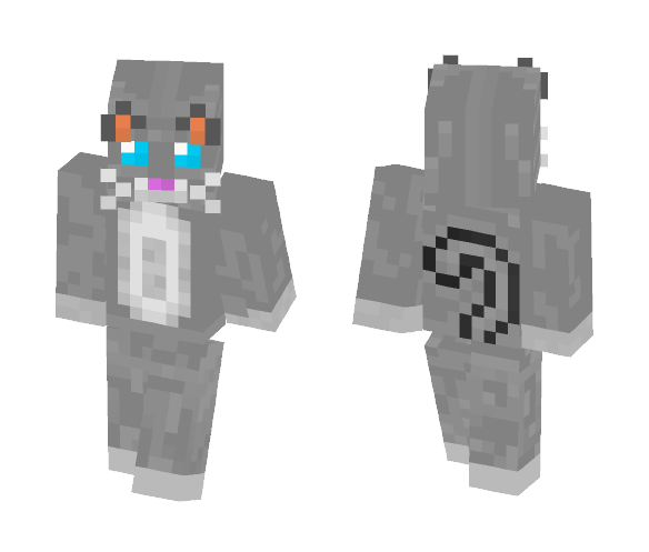Grey Cat - Cat Minecraft Skins - image 1