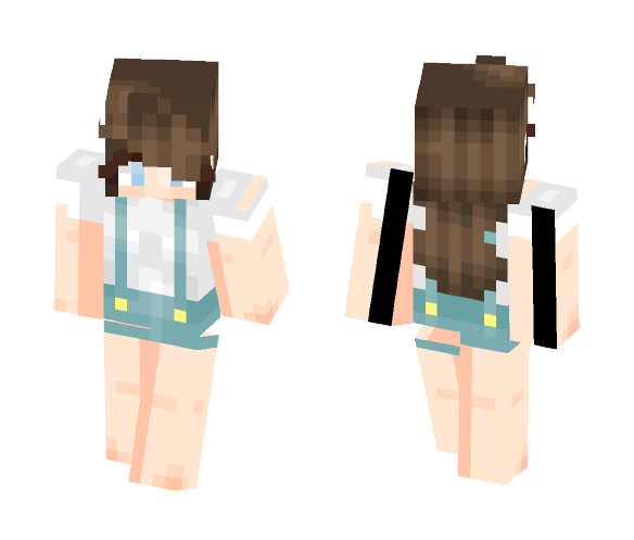 the flowers of january // cyber - Female Minecraft Skins - image 1
