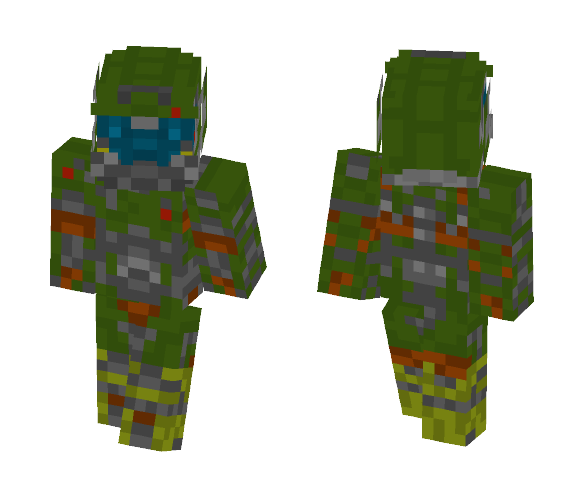 DOOM (2016) Doom Marine - Male Minecraft Skins - image 1