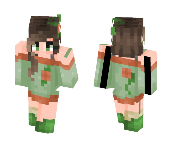 Sarena~ Flower Child - Female Minecraft Skins - image 1