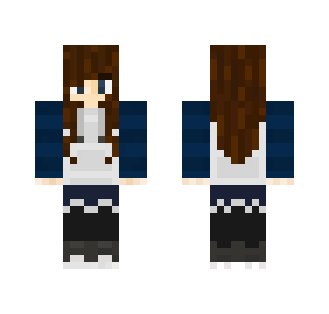 Blue shadow girl - Girl Minecraft Skins - image 2
