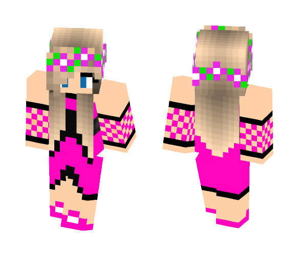 teenage princess pink - Female Minecraft Skins - image 1