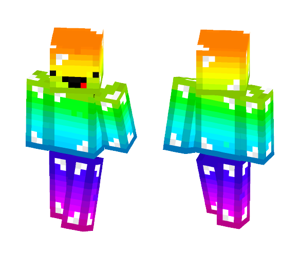 Rainbow skin :D - Male Minecraft Skins - image 1