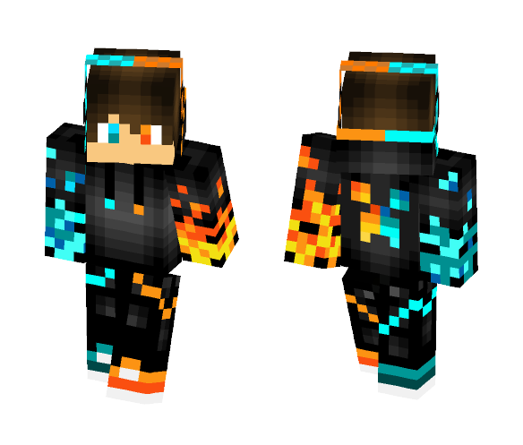 Firey Water - Male Minecraft Skins - image 1