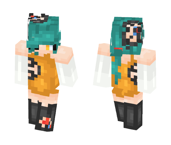 cyborg girl...? - Other Minecraft Skins - image 1