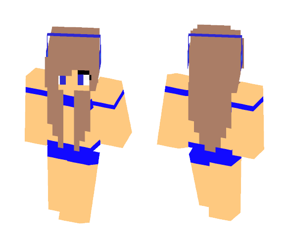 Sage the swimming gamer {Cherry} - Female Minecraft Skins - image 1