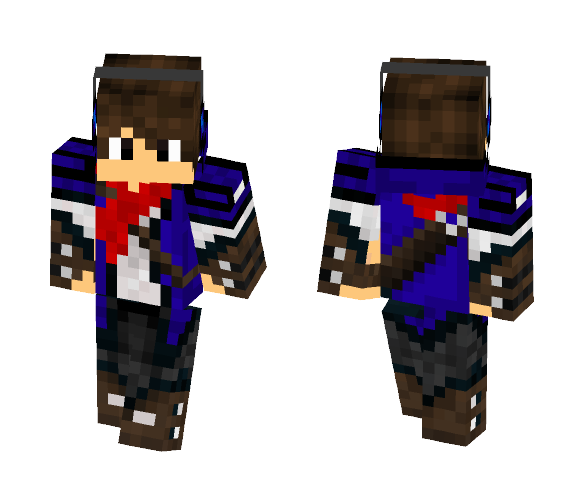 bwagner21 with scarf - Male Minecraft Skins - image 1