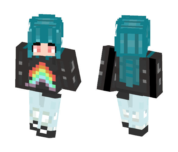I'm Ridin' Rainbows~ - Female Minecraft Skins - image 1