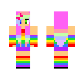 Cassie Rainbow {Cherry} - Female Minecraft Skins - image 2