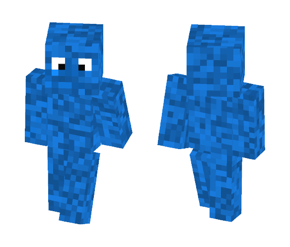 Blue Man - Interchangeable Minecraft Skins - image 1